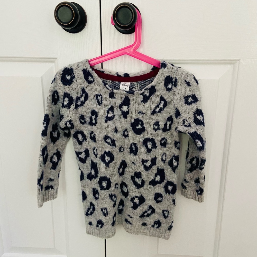 Carter sweater 4t
